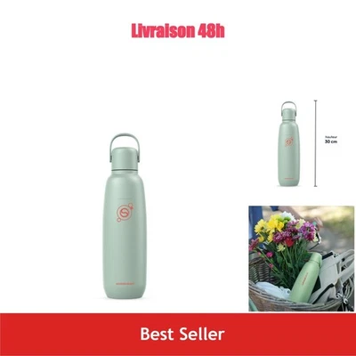 Sodastream Fizz & Go Gourde Isotherme Inox 0,9L | Vert Menthe - Photo 1/4