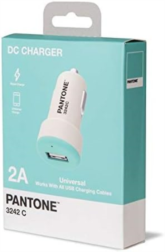 Ładowarka samochodowa Celly PTDC1USBL Pantone, turbodoładowanie, wyjście 24V, 2.1A, cyjan - Zdjęcie 2 z 4