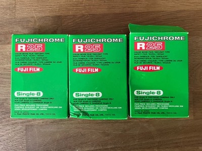 Konvolut FUJICHROME R25 Single-8 Color - Movie Film Daylight Type 1980  Fujifilm