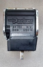 Parker CCS024D Solenoid Coil 24VDC 14W Super Coil with 1/2 inch inner DIN 43650