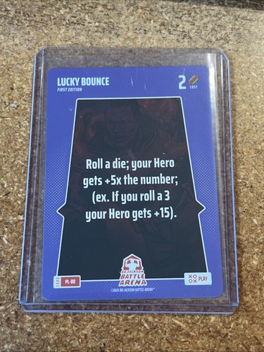 2024 Bo Jackson Battle Arena PLAY CARD # PL-88 Lucky Bounce