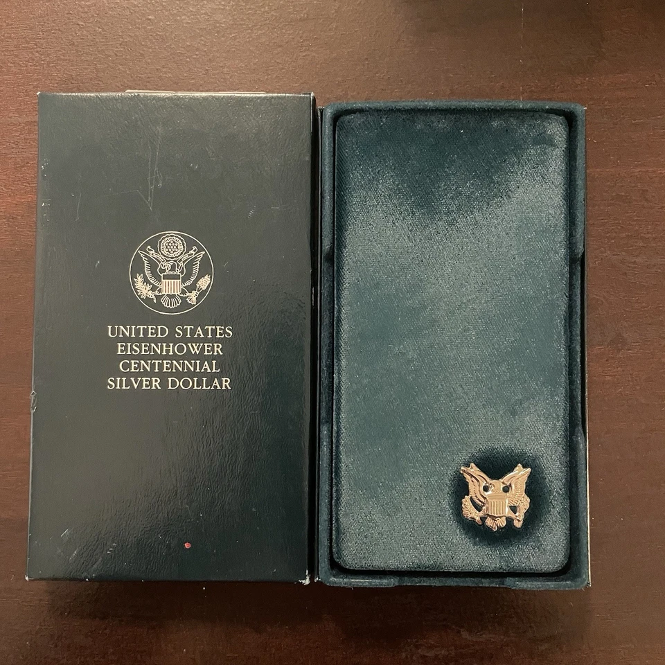 United States Mint Eisenhower Centennial Silver Dollar Box *No Coin* - Image 2 of 4