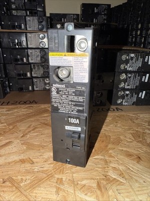 Siemens QS2100 Plug-In Circuit Breaker 240V 100A 2-Pole 22kA 240V New No Box