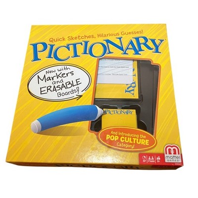 Pictionary Quick-Draw Guessing Board Game for Kids, Teens & Adults, Age 8 & Up