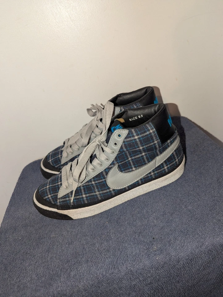 Blazer vintage 2003 Nike para mujer Mid X-Girl a cuadros para mujer talla 9,5 308311-001 Foto 4 de 4