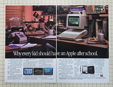 1984 Apple IIC Computer Original Magazine Advertisement Print Ad