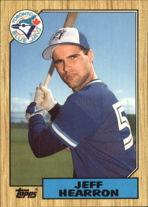 1987 Topps Tiffany #274 Jeff Hearron UER/(Duplicate 1986/stat line on ba - BB