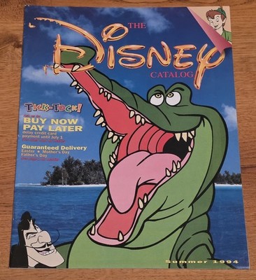 VINTAGE The Disney Store Catalog Summer 1994 Tick Tock Peter Pan cover