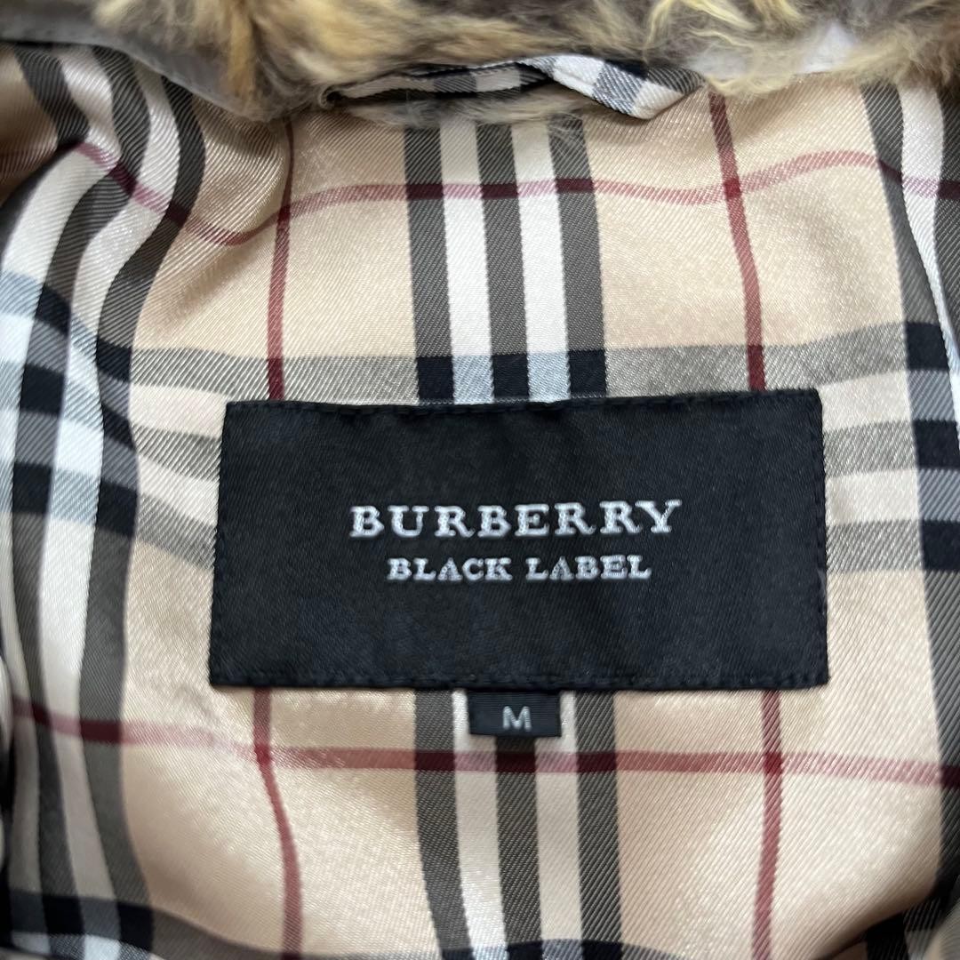 BURBERRY BLACK LABEL Down Jacket Size M Orange From Japan thumbnail 11