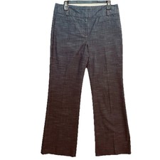 Apt 9 Maxwell Fit Women  s Petite Dk Blue Mid Rise Trousers Career Minimalist 10P