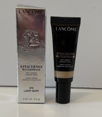 Lancome EFFACERNES Waterproof Undereye Concealer 210 LIGHT BUFF New In Box