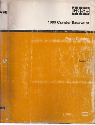 Case 1080 Crawler Excavator Parts Manual