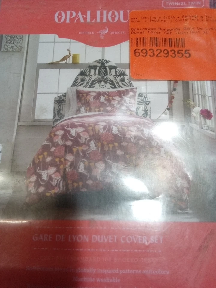 OEKO-TEX Gare DE LYON DUVET COVER SET (Floral) - Image 2 of 4