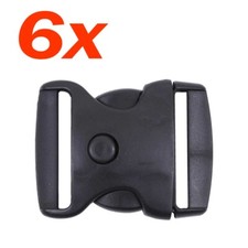 6pcs Triple Retention Buckle 2" Wide Replacement Buckle For Tactical Duty Belt