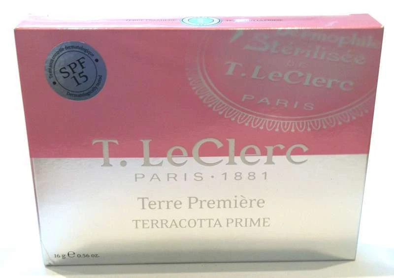 T.LeClerc Sun Vanity Terracotta Prime Sun Powder + Mini Kabuki (SPF15) NEU&OVP - Bild 2 von 3