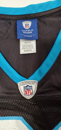 Richard Marshall #31 Carolina Panthers Womens XL Black Reebok NFL Jersey - Picture 3 of 10