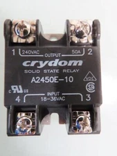 Crydom A2450E-10 SSR Industrial Mount PM IP00 SSR 280VAC /50A,18-36VAC,RN