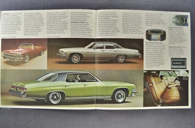 1974 Buick LeSabre Brochure Luxus Hardtop Sedan Convertible