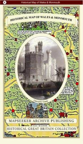 Thumbnail - Historical Map Of Wales & Monmouth (historical Great Britain