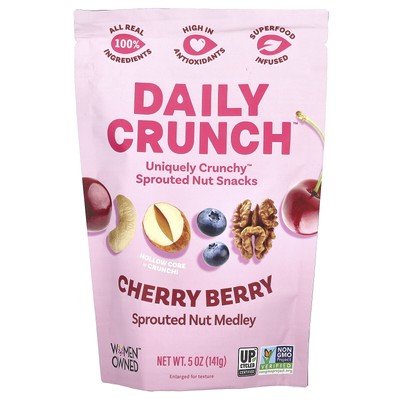 Sprouted Nut Medley, Cherry Berry, 5 oz (141 g)