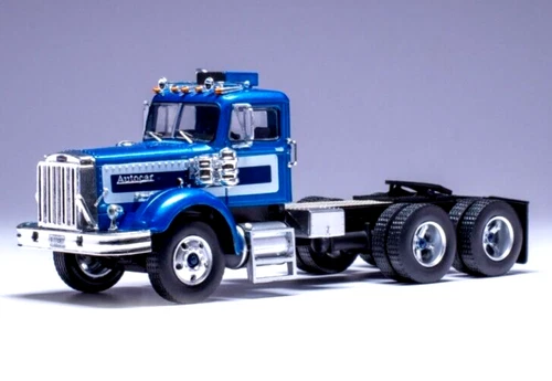 IXO DIECAST 1/43 1965 AUTOCAR A64 TRUCK/TRACTOR/CAB METALLIC BLUE TR202