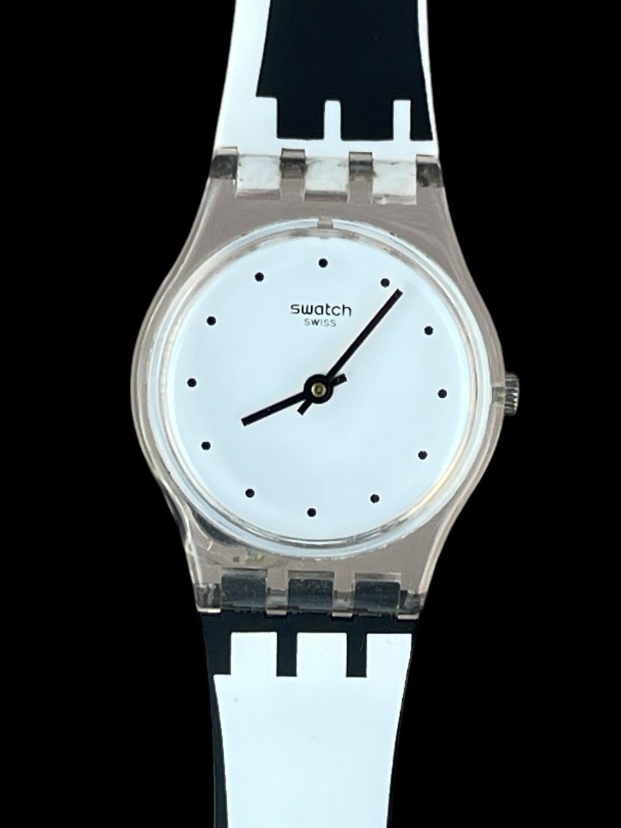 Swatch Watch LK370 Dot Around The ⏰ Black & White View 3