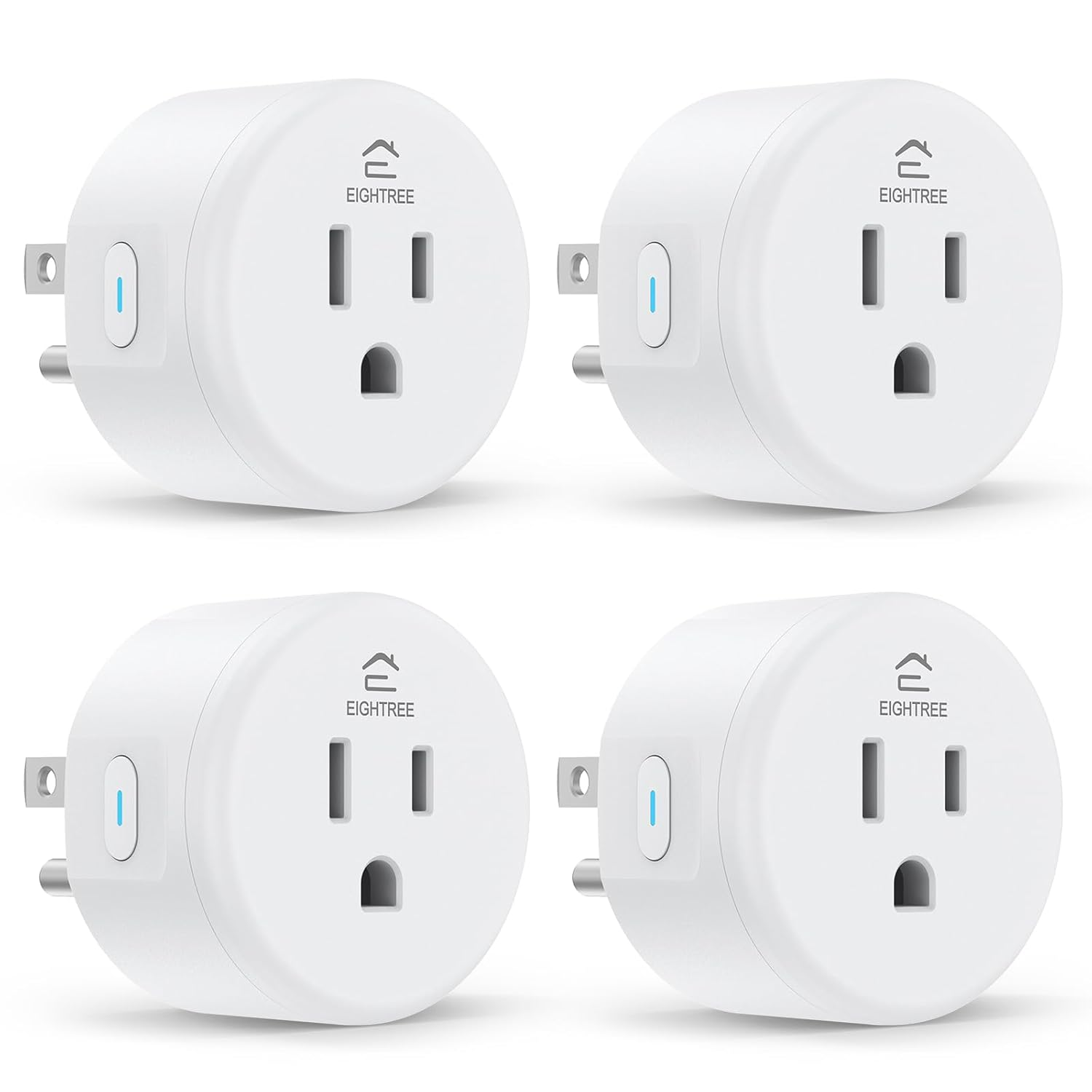 Smart Plug 4-Pack - Wifi Outlet, Alexa & Google Compatible, Remote & Timer Funct-image