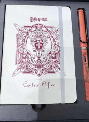 D.Gray-man 原画展 LAMY 万年筆 ノートセット D.Gray-man exhibition LAMY×D.Gray-man LAMY paper safari sets