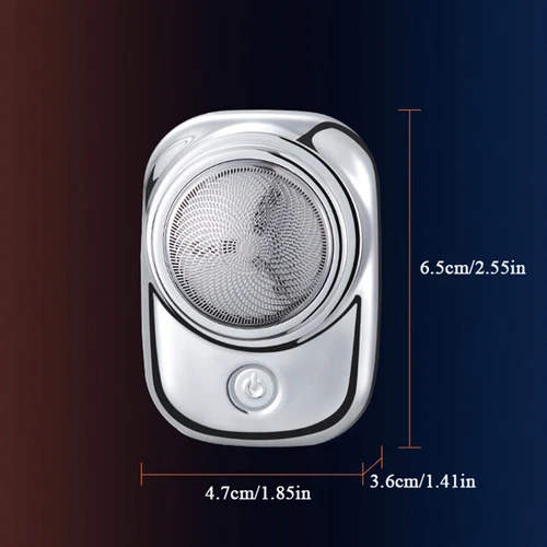 2PCS Electric Razor for Men MINI-SHAVE PORTABLE ELECTRIC SHAVER USB Rechargeable - Picture 5 of 6