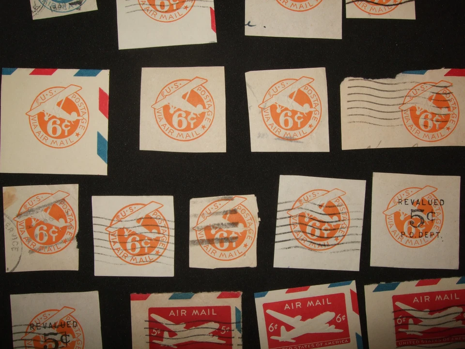 USA Back of the Book:  Postal Stationery - Cut Squares UC1 UC2 UC3 UC4 UC6 UC12 - Image 4 of 4