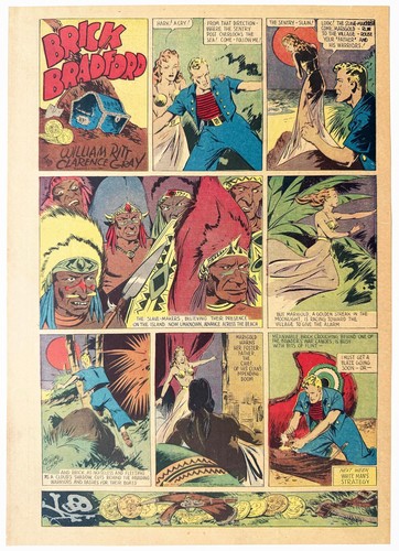 SUPERMAN Sunday Page Teaser - 1939 primera impresión - ULTRA RARO traje rojo error - Imagen 2 de 2