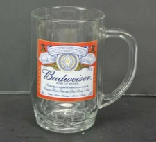 Vintage Budweiser 20oz Beer Glass Handled Mug 2000 Anheuser-Busch Inc