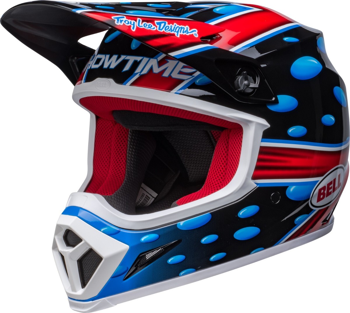 Bell MX-9 MIPS Showtime 23 McGrath Motocross MX Helmet Black/Red