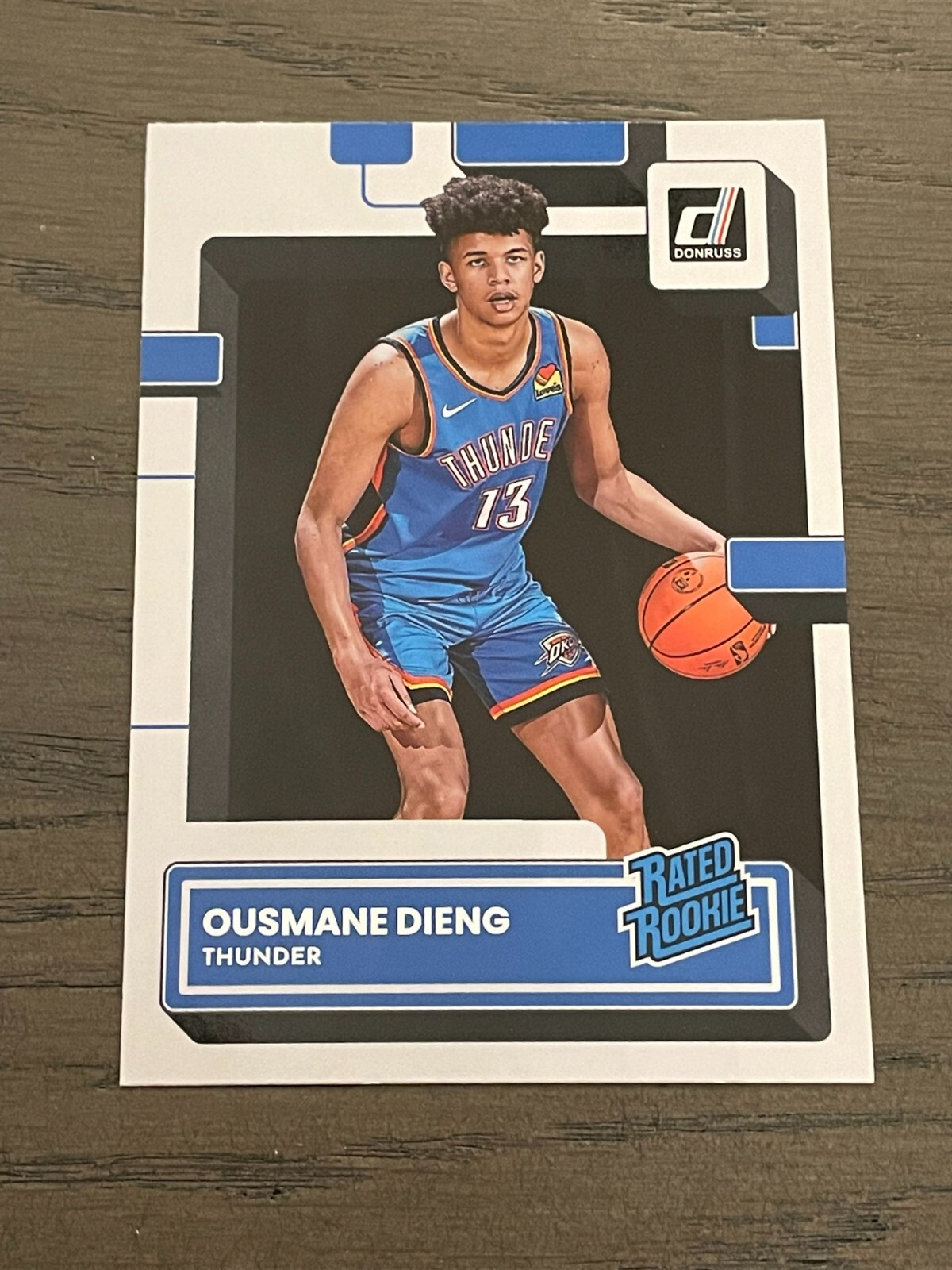 2022-23 Donruss Ousmane Dieng Rated Rookie #211 Oklahoma City Thunder