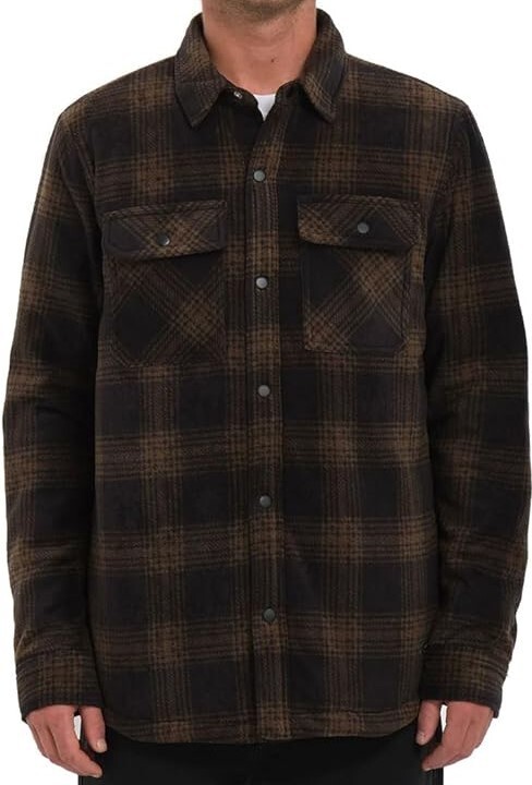 Sobrecamiseta de lana acolchada VOLCOM para hombre - BSN - XL - NUEVA CON ETIQUETAS