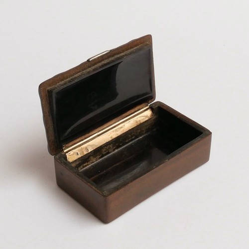 Snuff Box - Composite Material & Inlaid - Early 19th - C. - Picture 6 of 9
