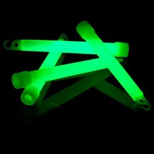 Ultrahelle Notfall-Knicklichter Gr&uuml;n &ndash; 2h Leuchtdauer, Robust & Milit&auml;rqualit&auml;t
