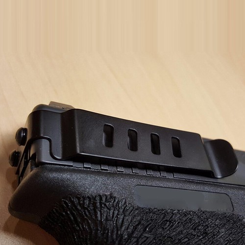 Clip de cintura de repuesto clips de cinturón abrazadera trasera para modelos Glocks 17 19 22 23 24 25 - Imagen 3 de 6