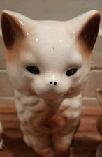 Large Siamese Cat Ornament Vintage Kitsch Retro Mid Century Style  Collectable 