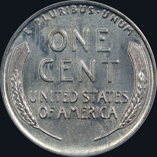 1943 S/S Steel Lincoln Cent ANACS MS66 - Repunched Mint Mark RMP-6 - Picture 4 of 5