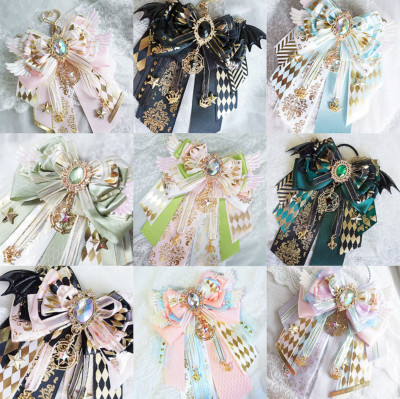 Anime-Inspired Bow Ribbon Cosplay Decoration for Hair, Bags 