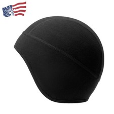 Skull Cap Men's Winter Cycling Cap Windproof Fleece Thermal Hat Helmet Liner