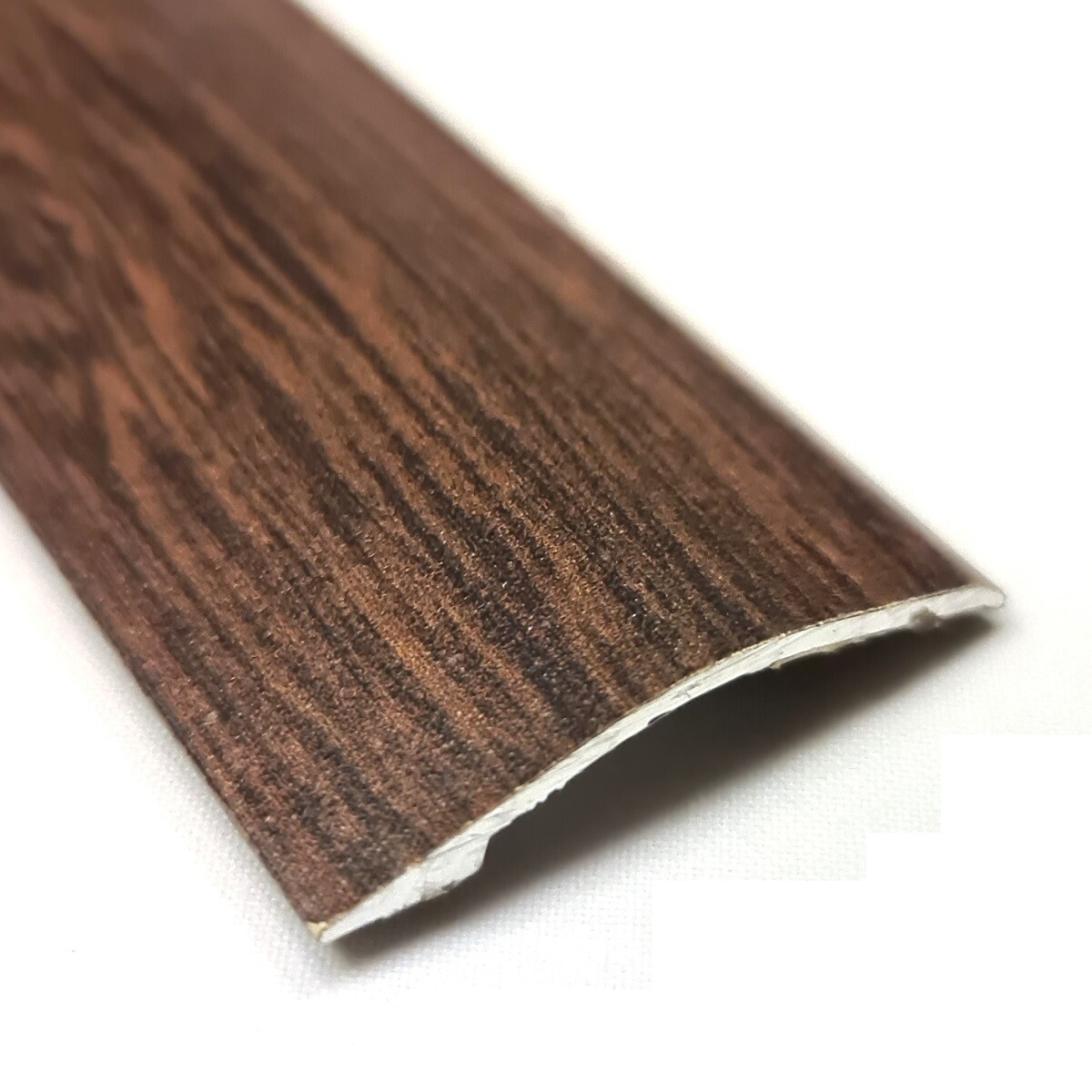 Walnut effect Ramp Aluminium Door Floor Bar Trim Threshold Motion Profile 900mm - Image 2