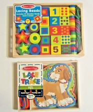 melissa & doug lacing beads in a box
