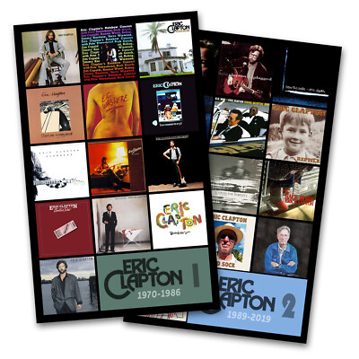 eric clapton CD まとめ売り ERIC CLAPTON twin pack discography magnet set (3.75