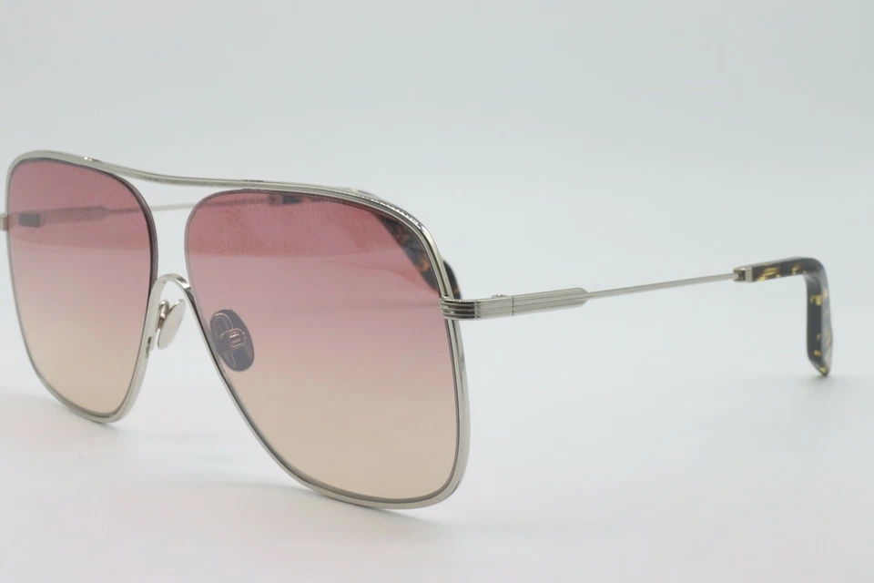 NUEVAS GAFAS DE SOL VICTORIA BECKHAM VBS 132 C03 M0517 PLATEADAS GRADIEN AUTÉNTICAS 61-12 Foto 3 de 4