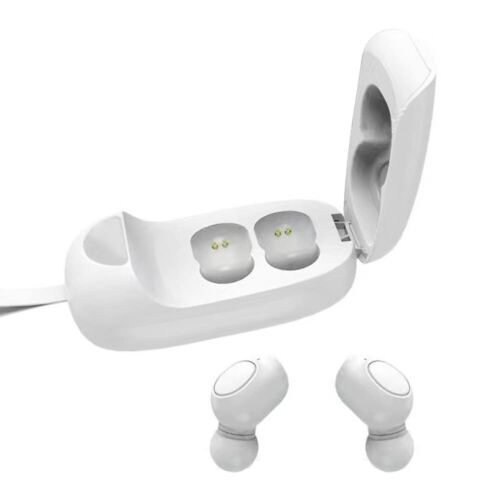 BlueNEXT Hearing Aids for Seniors & Adults,Magnetic Contact Powered Box (White) - 第 1/6 張圖片