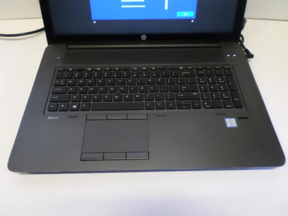 HP ZBook 15 G3 i7-6820HQ 2.7GHz 16GB 256G SSD Win10 Backlit  Gaming Laptop - Image 3 of 4