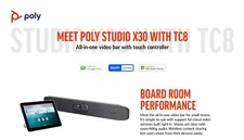 HP | Poly Studio X30 Video Bar & TC8 Touch Control Kit | NEW (2200-86260-001)
