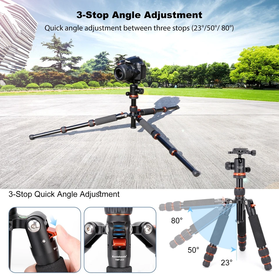 Portable Mini Tripod Travel Camera Tripod Tabletop Tripod for DSLR Camera - Image 4 of 4
